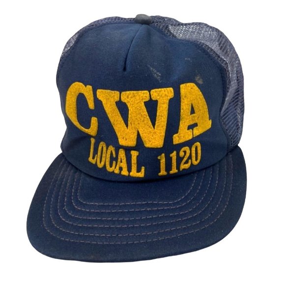 Other - Vintage Navy Mesh Adjustable Baseball Hat /Cap C57